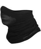 Brubeck Half Storm Hood | Climate-Regulating Face Mask for Men & Women | Breathable Functional Clothing in Black S-M - Buy Online on GoSupps.com