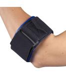 OTC Forearm Band - Compression Strap for Tennis Elbow Relief with Gel Pad Insert | Black - International Shipping - Buy Online on GoSupps.com