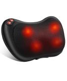 Shiatsu massager massage pillow for the neck shoulder back back massager with rotating massage heads with heat function for office at home Mother's Day gift dark - Buy Online on GoSupps.com
