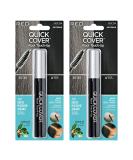 RED by Kiss Quick Cover Root Touch Up Mascara 2PCS Water-Resistant Temporary Gray Concealer Cover Up Brush for Hair and Beard (Jet Black) - Buy Online on GoSupps.com