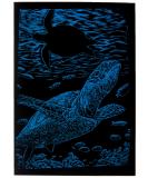 Royal Brush RAIMIN-103 Mini Rainbow Foil Engraving Art Kit - Undersea Turtle Design, 5x7-Inch - Buy Online on GoSupps.com