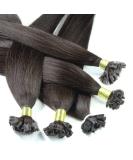 Buy Hair2Heart Real Hair Extensions - 50 Strands 30cm Dark Brown #2 - Premium Quality Bondings for International Shipping - Buy Online on GoSupps.com
