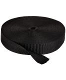 Strapworks Heavyweight Polypropylene Webbing - Heavy Duty Poly Strapping for Outdoor DIY Gear Repair, 1.5 Inch by 10, 25, or 50 Yards, Over 20 Colors Black 1.5" x 10 yard - Buy Online on GoSupps.com
