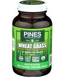 PINES Organic Wheat Grass Tablets - 250 Count | Featured in Ocean's 8 - Buy Online on GoSupps.com