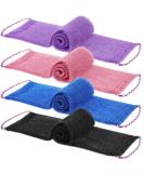 African Exfoliating Net Sponge Set for Daily Use - 4 Pieces (Purple, Black, Blue, Pink) - Buy Online on GoSupps.com