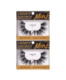 i-ENVY Luxury Mink Collection False Eyelashes - 100% Real Mink Glamorous 3D Multi-Curl Lashes (2 Pack) for Maximum Fluffiness - Shop Internationally - Buy Online on GoSupps.com
