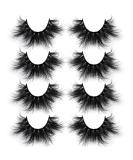 Calphdiar A-4: Fluffy Dramatic Mink Eyelashes - Thick, Long, Wispy Strip, Curly False Lashes - Buy Online on GoSupps.com
