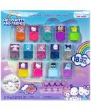 Townley Girl Hello Kitty Nail Polish Set – 18 Pc Glitter & Shimmer Collection for Girls Ages 3+ | Perfect for Parties & Makeovers - Buy Online on GoSupps.com