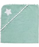 Erwin M ller hooded bath towel with appliqu terry cloth mint-white size 140x140 cm 140x140 cm mint-white - Buy Online on GoSupps.com