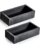 2 Pieces Graphite Ingot Mould Crucible Mould for Casting Gold Silver Metal Aluminum Copper Brass Melting Refining (4 x 2 x 1 Inch) - Buy Online on GoSupps.com