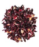 Organic Hibiscus Flower Tea - Sweet & Tart Herbal Blend | 100g Pack - Buy Online on GoSupps.com