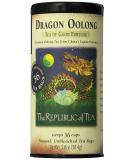 Republic of Tea Dragon Oolong Tea 36 Tea Bag Tin - 36 Count Pack - Premium Quality Oolong Tea - Buy Online on GoSupps.com