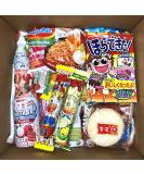 Delicious Mashi Box Asian Dagashi Snack Surprise - 25 Piece Snack Assortment with Instant Noodles & Drinks - Buy Online on GoSupps.com
