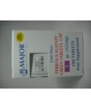 Ferrous Sulfate 325mg Green Tablets - 100 Tablets - Buy Online on GoSupps.com