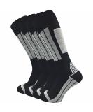 GAWILO Men's Ski Socks with Padding (4-Pack) - 20% Warming Wool Size 43-46 Black | Perfect for Cold Weather Performance - Buy Online on GoSupps.com