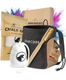Gnarcore Complete Chalk Set: Chalk Bag Chalk Ball & Boulder Brush - Ideal for All Climbing Levels - Perfect Bouldering Gift - Buy Online on GoSupps.com