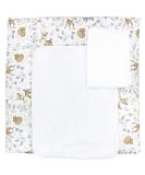 TupTam Changing Mat with 2 Terry Cloth Covers | Wild Animals Design | 70x70 cm | Perfect for Baby Care - Buy Online on GoSupps.com