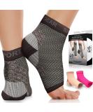 Physix Gear Plantar Fasciitis Support Compression Ankle Socks | Toeless Arch Compression Sleeve for Achilles Support & Heel Spurs | XXL Size | 1 Pair - Black - Buy Online on GoSupps.com