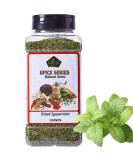 Cerez Pazari Dried Mint Leaves 5.3oz - 100% Natural & Non-GMO - Gluten Free Turkish Spearmint Tea - Raw & Crushed for Peppermint Tea - Easy-to-Use Flapper Spice Cap - Buy Online on GoSupps.com