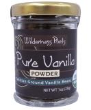 Wilderness Poets Pure Tahitian Vanilla Powder - 1 oz (28 g) | Organic Ground Vanilla Beans - Buy Online on GoSupps.com