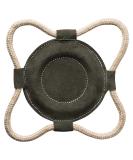 Sniffing Friends Dog Toy - Bella Leather Frisbee with Rope for Dogs - Ideal Throwing Toy for Playtime - Buy Online on GoSupps.com