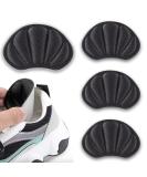 Unel Heel Grips - 2 Pairs Shoe Heel Pads for Blister Prevention - Black - Buy Online on GoSupps.com