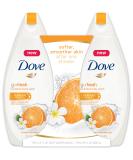 Dove Go Fresh Revitalize Body Wash Mandarin & Tiare Flower Scent 14.5 oz - Twin Pack - Buy Online on GoSupps.com