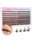 Buy Brown Lash Clusters Fluffy Eyelash Extensions 192pcs Wispy Cat Eye Lashes Left & Right Individual Lashes | International Shipping Available - Buy Online on GoSupps.com