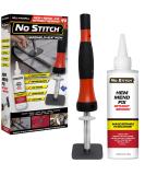 No Stitch Instant Mend Stitchless Repair Kit - Fabric Adhesive for Torn Clothing - 3.5 Oz Glue Bottle - Includes Pressing Iron - As Seen On TV - Buy Online on GoSupps.com