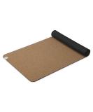Gaiam Yoga Mat Cork - Great for Hot Yoga, Pilates (68-Inch x 24-Inch x 5mm Thick) - Buy Online on GoSupps.com
