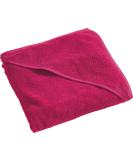 Erwin M ller Children's Hooded Towel - Soft & Fluffy Fuchsia 140x140 cm | 100% Cotton Multiple Colors & Sizes Available - Buy Online on GoSupps.com