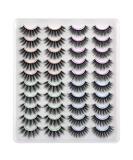 20 Pairs 3D False Lashes Wholesale | Natural & Dramatic Styles | Calphdiar 8mm-19mm - Buy Online on GoSupps.com
