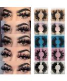 25MM Mink Eyelashes Wholesale Ninglash 10 Pack False Eyelashes Christmas Gifts for Women Dramatic Real Mink EyeLashes Thick HandMade Full Strip Lashes Crueltyl Free Fluffy Lash 3D Mink Lashes Bulk 10PACK|25MM|MIX1 - Buy Online on GoSupps.com