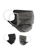 BAF Community Masks 2-Pack Set | Unisex Washable Cotton Motif Masks for Nose Protection | Reversible Black Design - Buy Online on GoSupps.com