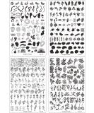 FingerAngel Stamping Plates Set - Nail Art Stamp Collection with Organizers | XL11-14 B - Buy Online on GoSupps.com