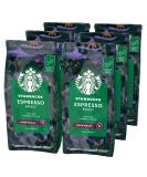STARBUCKS Espresso Roast Dark Roast Whole Coffee Beans 200g (Pack of 6) Unflavoured 200 g (Pack of 6) - Buy Online on GoSupps.com