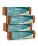 Himalaya Botanique Neem and Pomegranate Toothpaste Natural Fluoride Free Saccharin Free SLS Free & Gluten Free Vegan 150 g (5.29 oz) 4 Pack - Buy Online on GoSupps.com