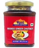 Rani Mango & Ginger Chutney 10.5oz - Vegan, Gluten Free, All Natural - Non-GMO Indian Preserve - Pack of 1 - Buy Online on GoSupps.com