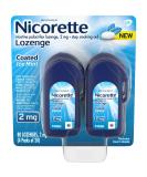 Nicorette 2mg Nicotine Lozenges - Ice Mint Flavored Stop Smoking Aid (80 Count) - Buy Online on GoSupps.com