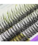 60pcs Long Fish Tail Design Cluster Eyelashes 14mm - Soft Black False Lashes for Grafting Extensions - Buy Online on GoSupps.com