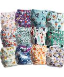 Littles and Bloomz Baby Reusable Pocket Nappy Cloth Diaper Standard Popper 12 Nappies FLP2-1202 - Buy Online on GoSupps.com