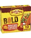 Old El Paso Stand 'N Stuff Bold Nacho Cheese Flavored Taco Shells 10ct, Pack of 6 - Buy Online on GoSupps.com