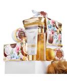 Luxurious Coconut Bath Gift Set - 24K Gold Bath Bomb Body Lotion Scrub & More | Perfect Spa Gifts for Women & Home Spa Kit - Buy Online on GoSupps.com