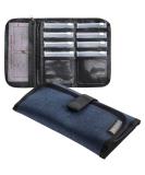 Smooth Trip Slim Folding Pill Organizer - 8 Food Grade Zip-close Pouches for Travel & Home Medication Storage - Buy Online on GoSupps.com