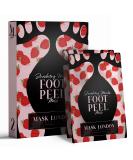 Mask London - Foot Peel Mask Strawberry - Perfect For Callus Cracked Heel And Hard Skin - Foot Mask For Exfoliating Moisturising Treatment For Baby Soft Feet - Buy Online on GoSupps.com