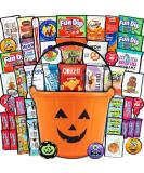 Halloween Pumpkin Candy Bucket Gift (45ct) - Spooky Snacks & Treats for Kids & Adults - Buy Online on GoSupps.com