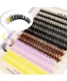 Colored Lash Clusters - Fluffy 80D Wispy Eyelashes for Beginners | 240pcs D Curl 10-16mm - International Shipping Available - Buy Online on GoSupps.com