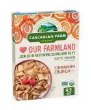 Cascadian Farm Organic Whole Grain Cereal - Cinnamon Crunch -  9.2 oz - Buy Online on GoSupps.com