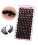 Focipeysa Fluffy Lash Clusters 100D | 10-18mm Individual D Curl Eyelash Extensions | DIY Lash Kit for Beginners | International Shipping Available - Buy Online on GoSupps.com