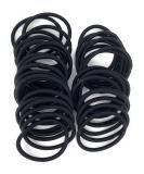 MSC 40 Pack 2mm Thick No Metal Hair Bands - Perfect Ponytail Holders for Women Girls & Men | Ideal for Thick Hair - International Shipping - Buy Online on GoSupps.com